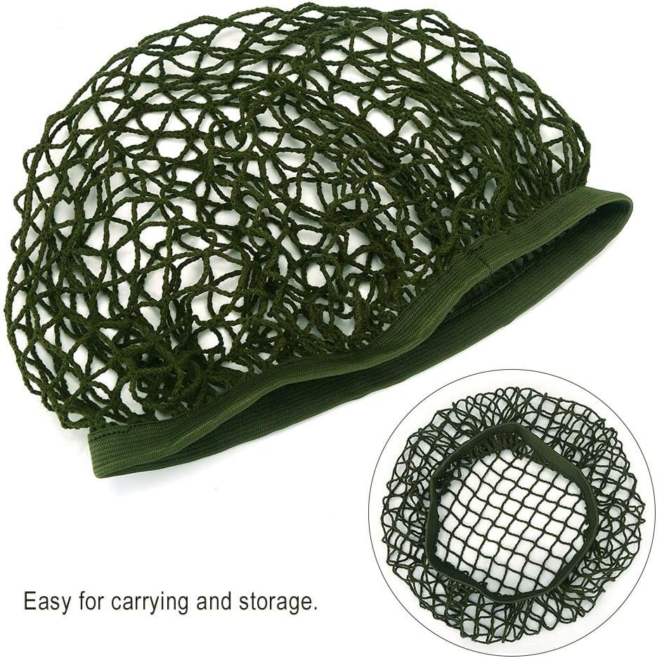 Green Nylon Helmet Net F66130