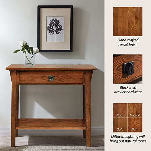 Medium Oak Wood Console Table I815348