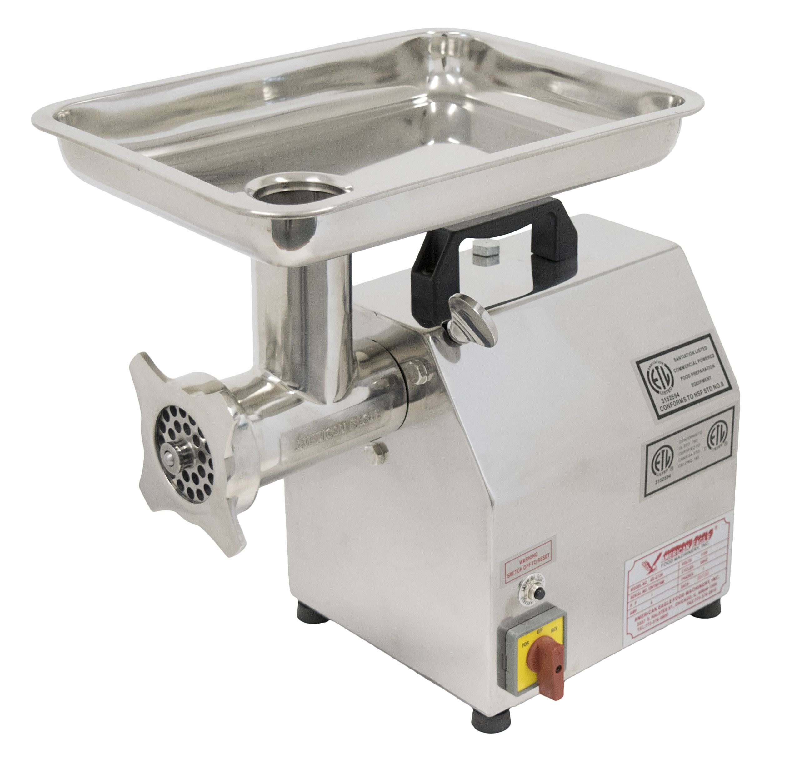 1HP Commercial Stainless Steel Meat Grinder V17330