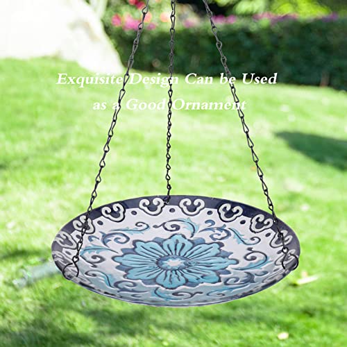 11 Inch Glass Bird Bath Bowl F1506