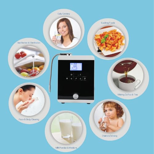 Alkaline Water Ionizer Machine 5 Settings 3.8 Inch Color LCD Display L538432