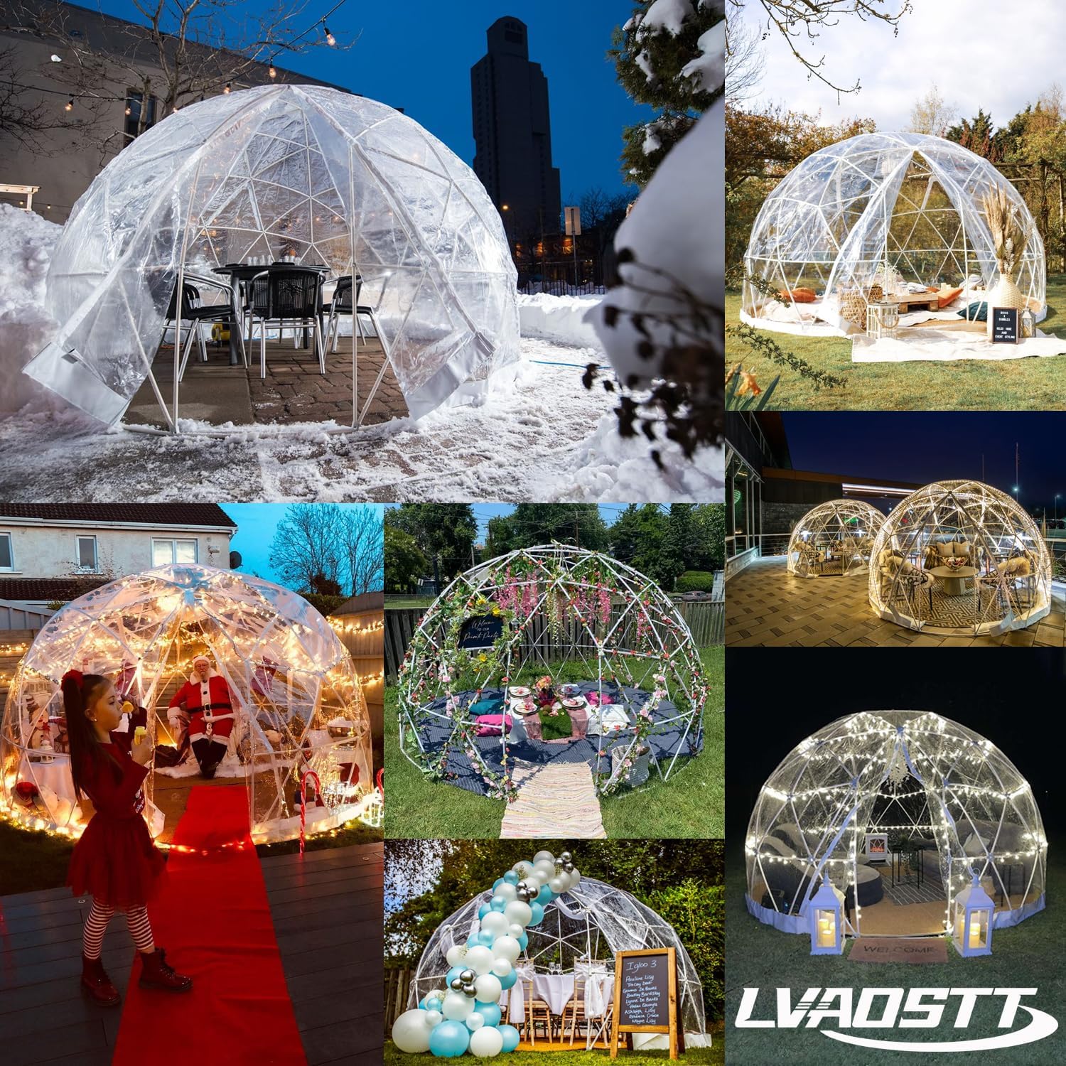 12 FT Clear Bubble Tent W675252