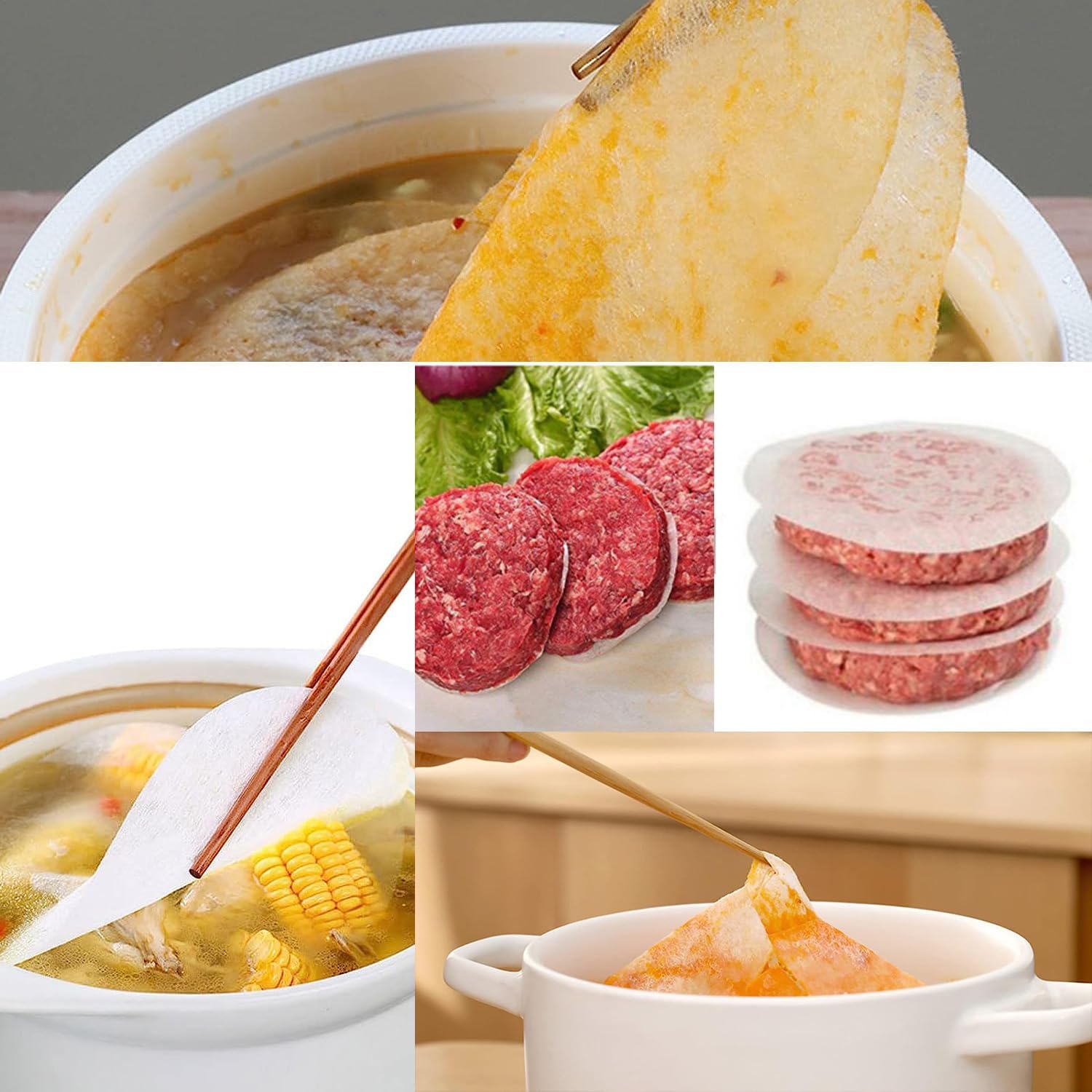 100 Sheets Non-stick Silicone Oil Blotting Paper B221
