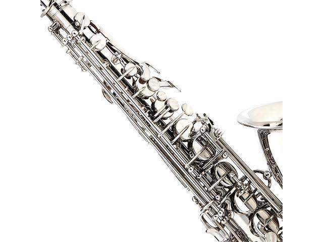 Nickel Plated E Flat Alto Saxophone with Case and Mouthpiece K623564