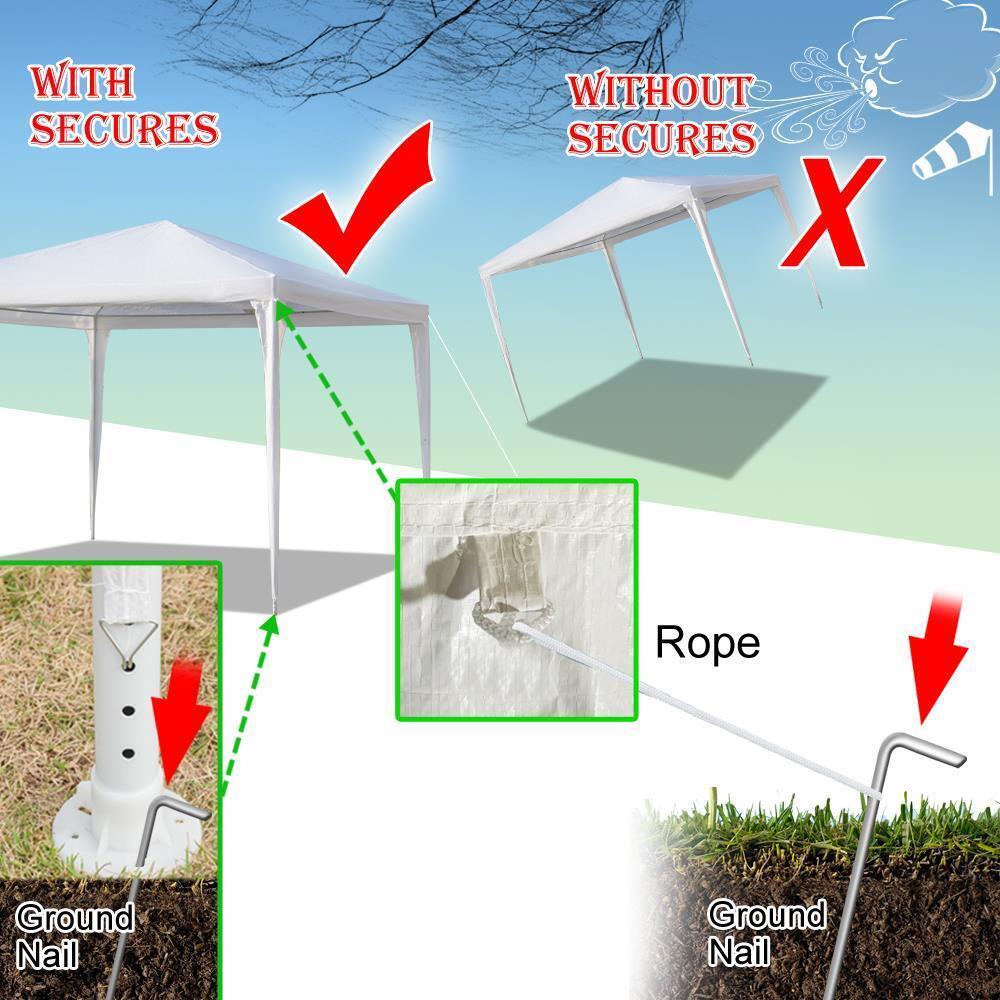 White Carport Canopy Tent G49338