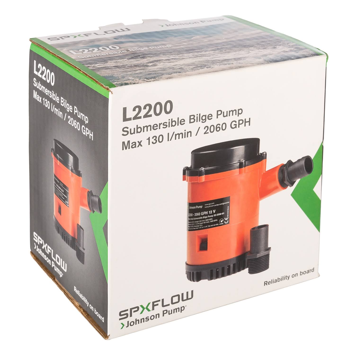 2200 GPH Bilge Pump 12V W3840
