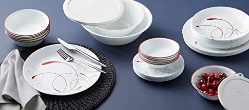 78-Piece Triple Layer Glass Dinnerware Set, Mystic Gray S30822