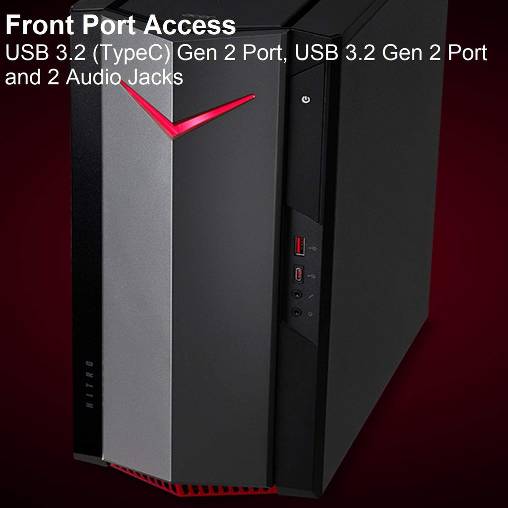 Gaming Desktop 12th Gen Intel Core i5-12400F NVIDIA GeForce RTX 3060 16GB DDR4 512GB SSD 1TB HDD Windows 11 Home R9357