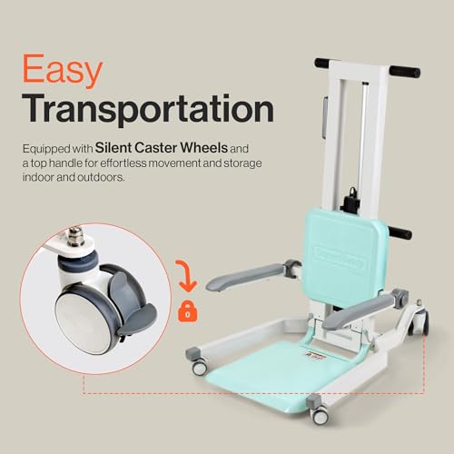 Electric Floor to Stand Lift, 500 Lbs Capacity, Portable, Adjustable P754345