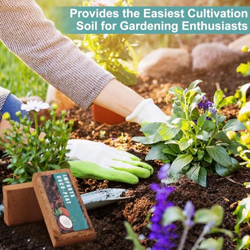 Coco Coir Bricks Natural Organic Compressed Coconut Coir Fiber 4Pack K497
