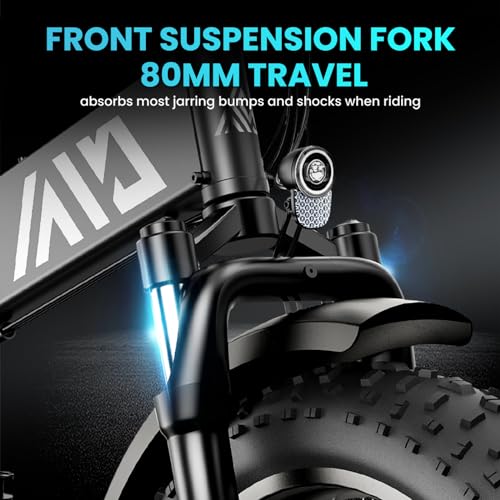 20"x 4" Fat Tire 7-Speed Folding Electric Bike E569132