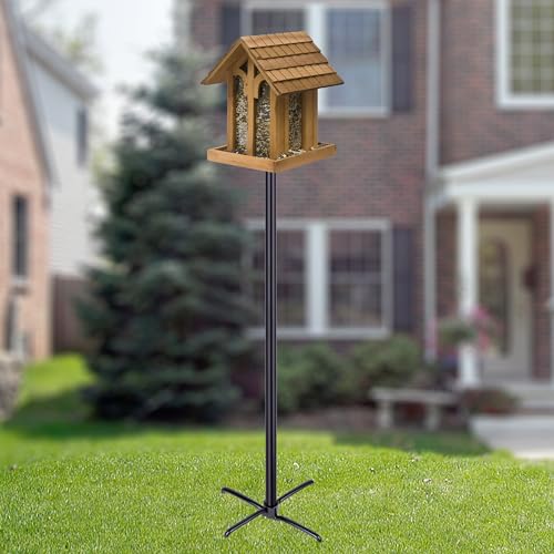 Heavy Duty Bird Feeder Pole with 5-Prong Base Y50246