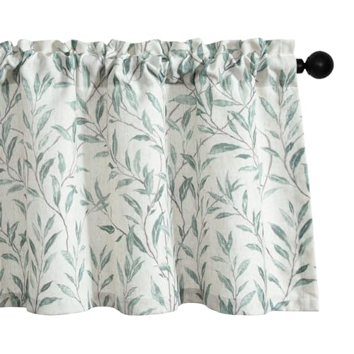 36 in Semi Sheer Rod Pocket Curtains 2 Panels K103