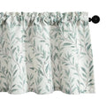 36 in Semi Sheer Rod Pocket Curtains 2 Panels K103