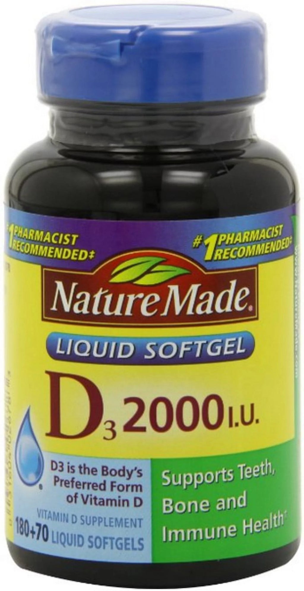Vitamin D3 2,000 I.U. Liquid Softgels 250 ea T17708