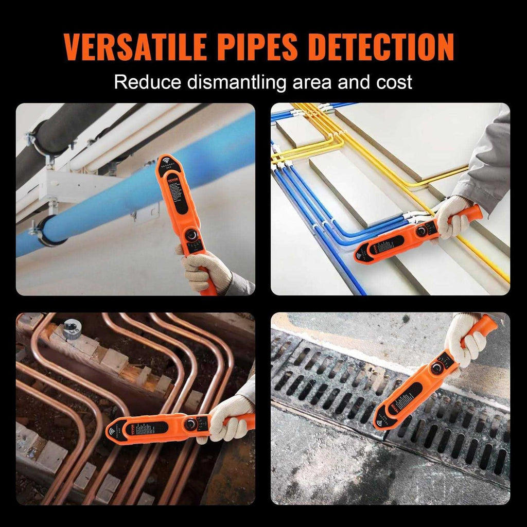 Pipe Blockage Detector Locators 100ft 30m Waterproof E7848