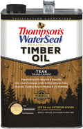 Teak Penetrating Transparent Timber Oil, 1 Gallon P565290