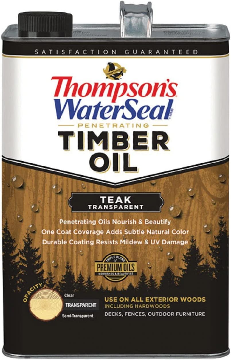 Teak Penetrating Transparent Timber Oil, 1 Gallon P565290