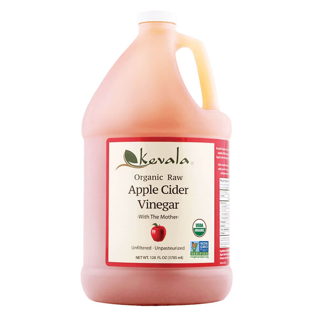 Organic Apple Cider Vinegar With Mother, Raw, Unfiltered, 128 Fluid Ounce U7372
