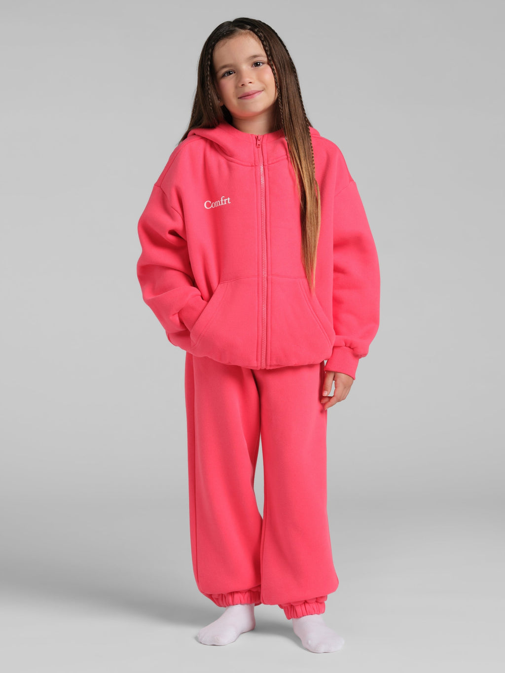 Cloud Zip Kids Hoodie