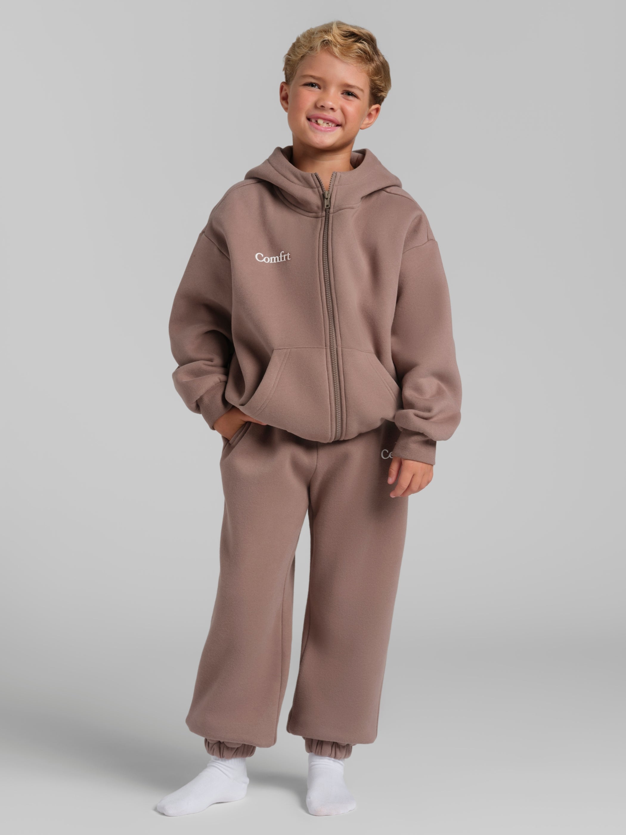 Cloud Zip Kids Hoodie