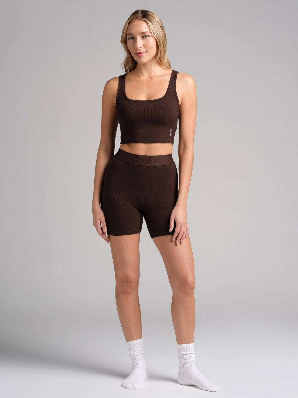 Rib Contour Crop Tank