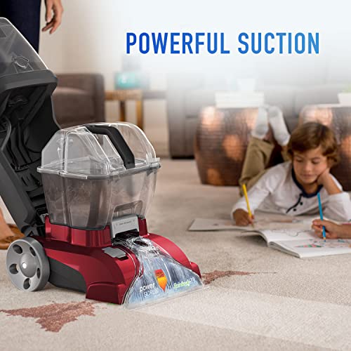 Red Upright Carpet Cleaner Machine with Storage Mat Q38459
