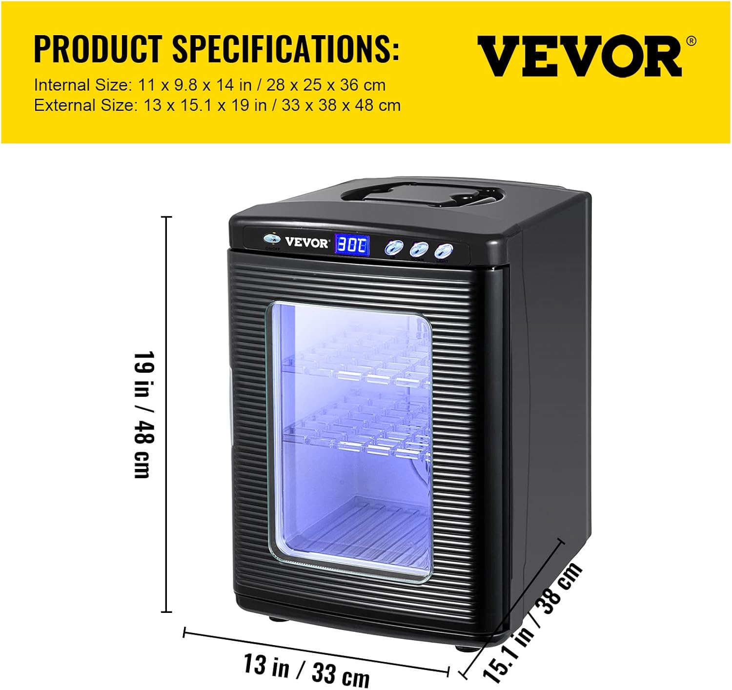25L Automatic Reptile Incubator 5°C to 60°C A7939