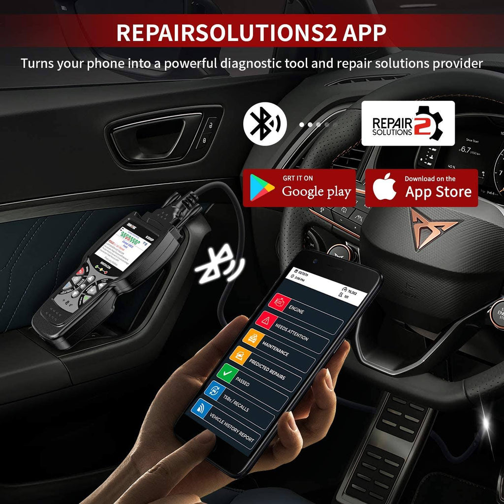 ABS Srs OBD2 Scanner Code Reader with Battery Reset Oil Light Reset Q331700