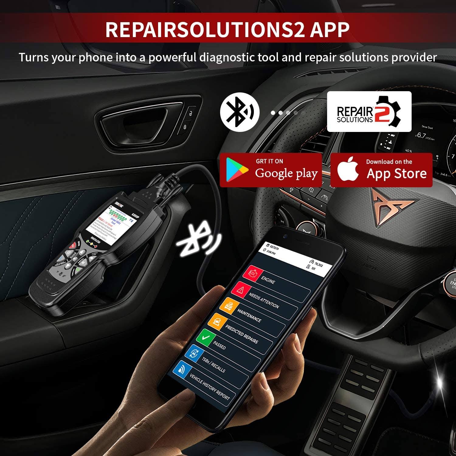 ABS Srs OBD2 Scanner Code Reader with Battery Reset Oil Light Reset Q331700