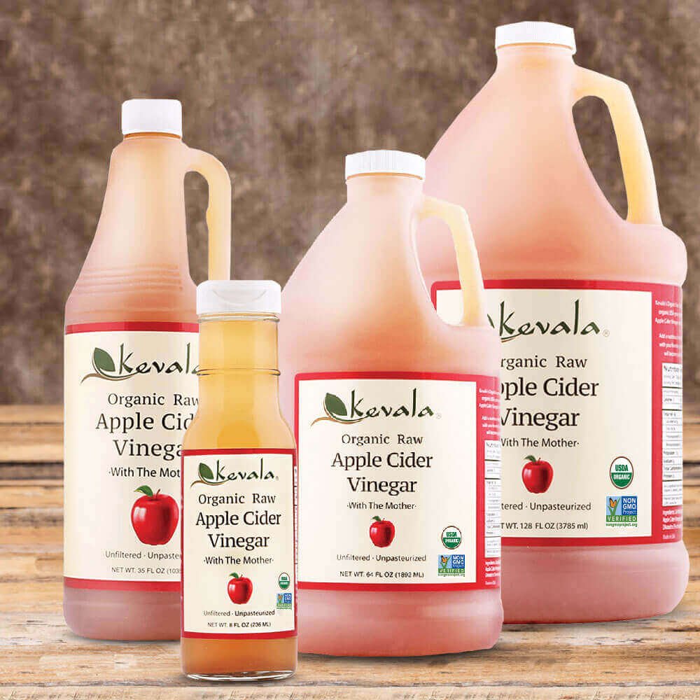 Organic Apple Cider Vinegar With Mother, Raw, Unfiltered, 128 Fluid Ounce U7372