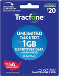 $20 Unlimited Talk Text 1GB Data 30-Day Plan A5368