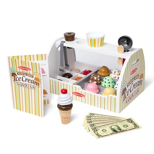 28 pcs Wooden Ice Cream Play Food Set L40818