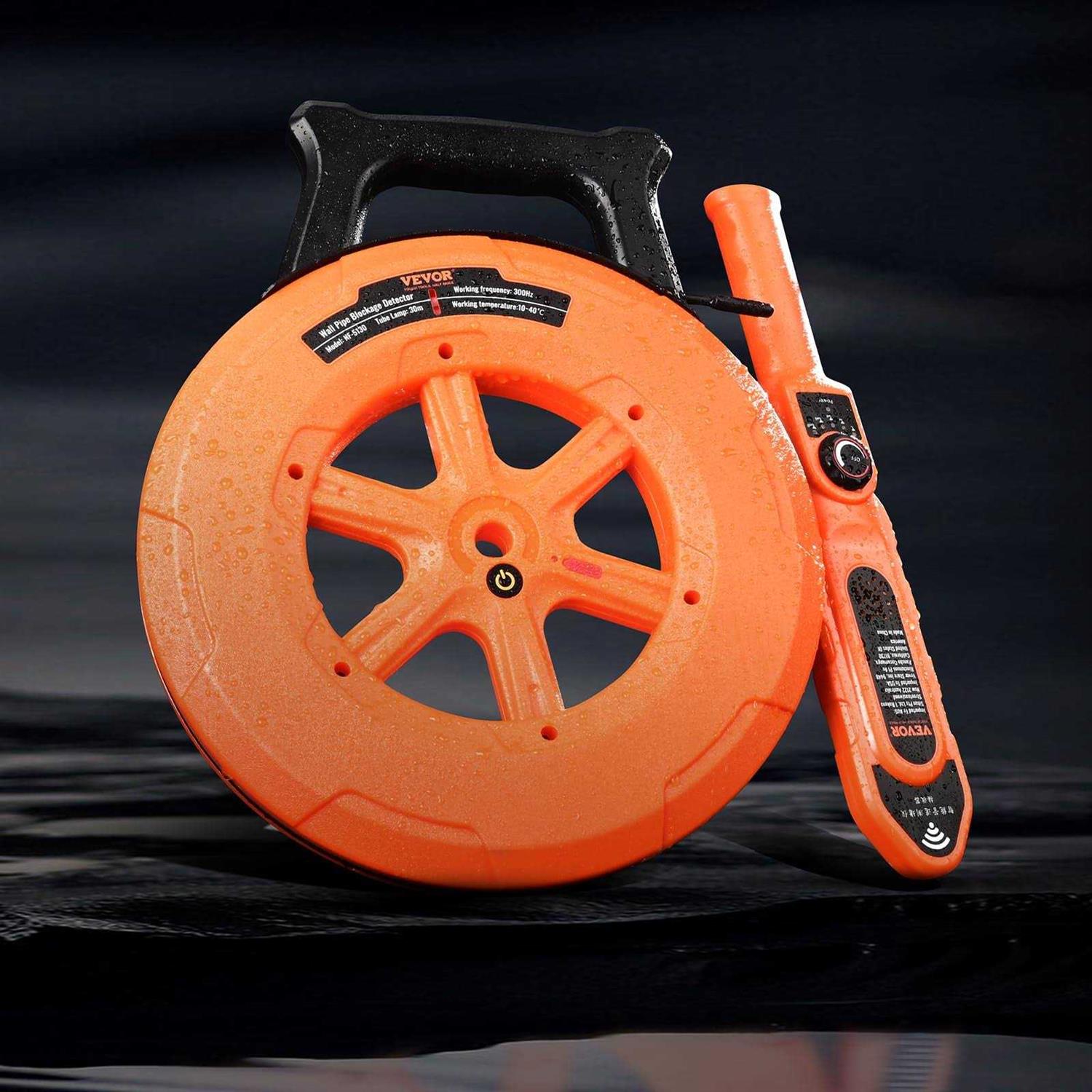 Pipe Blockage Detector Locators 100ft 30m Waterproof E7848