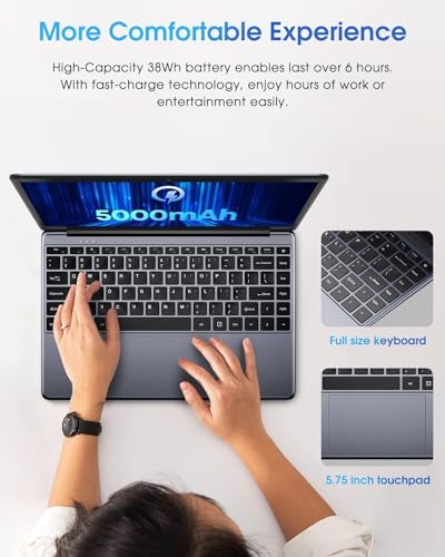 14.1'' Laptop, 256GB SSD, 8GB RAM, Intel Celeron N4020, 2K FHD IPS Display U770