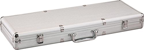 500 Striped Claytec Poker Chip Set with Aluminum Case Y684