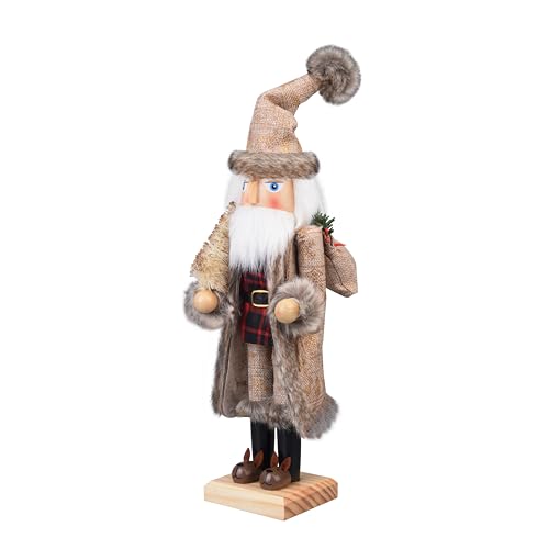 15 Inch Wooden Nutcracker Santa Christmas Decor H920600