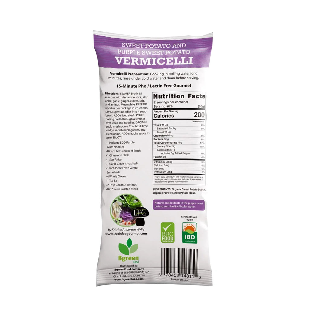 Organic Purple Yam & Sweet Potato Vermicelli (6 Pack) N66636