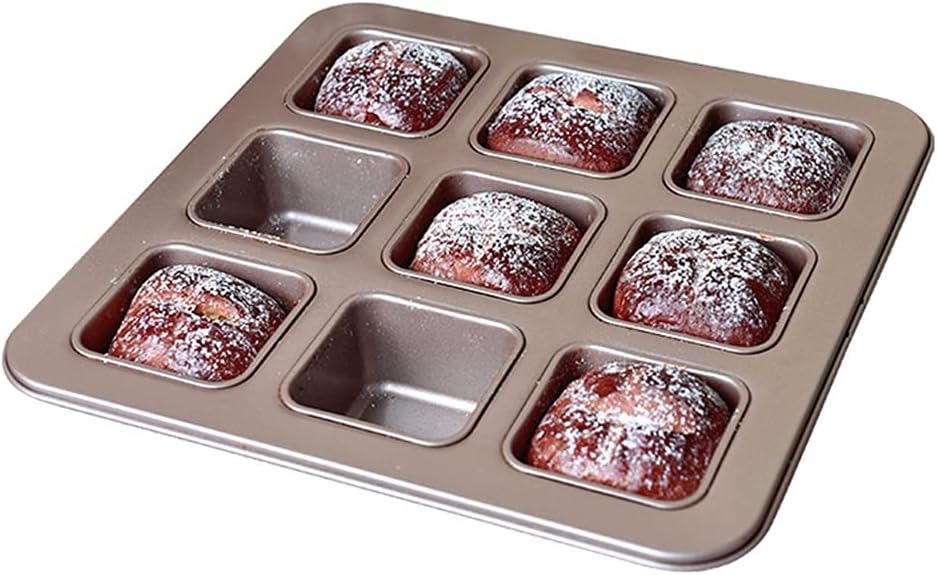 Brown Non-stick Stainless Steel Baking Square T251621