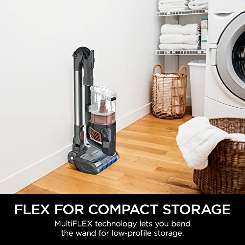 Cordless Stick Vacuum with DuoClean PowerFins, MultiFLEX, 120-min Runtime, Double Battery, Rosewood, Red F87633