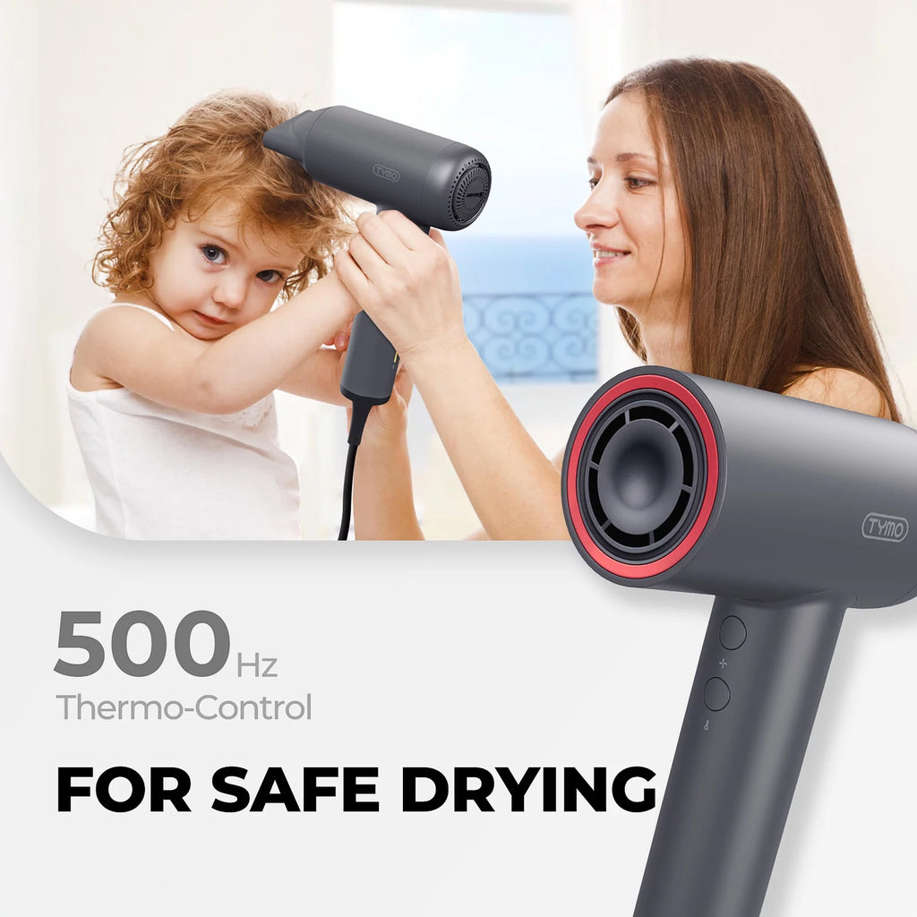 1500W High Speed Ionic Hair Dryer with Smoothing Nozzle W8560