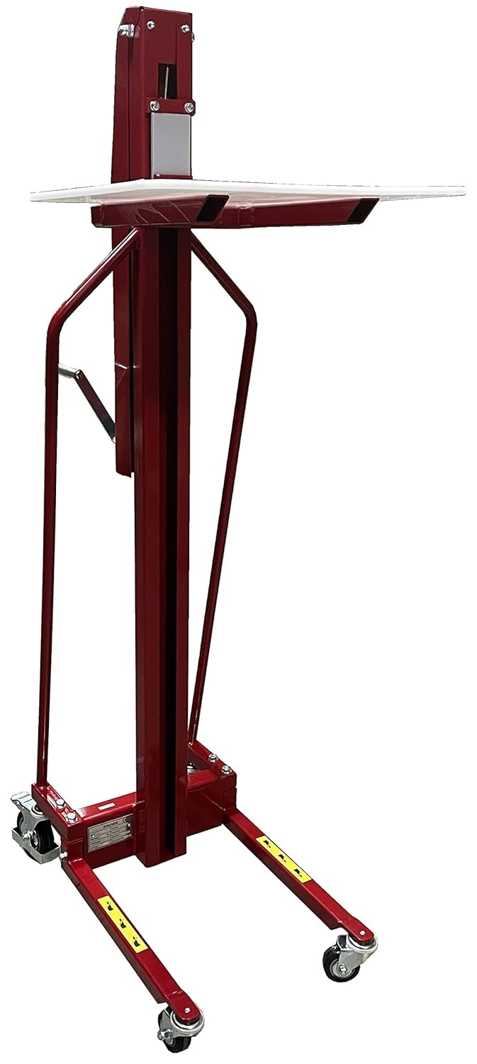 Steel Lightweight Lift Truck with 220 lbs Capacity 59" Lift Height F9348