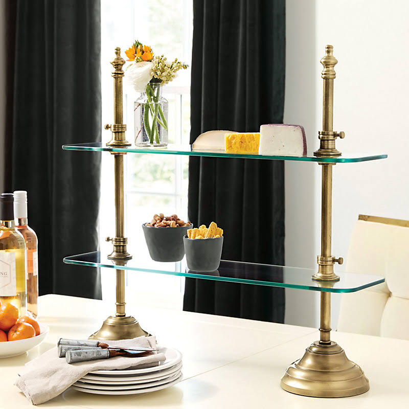 Glass Serving Stand W352822