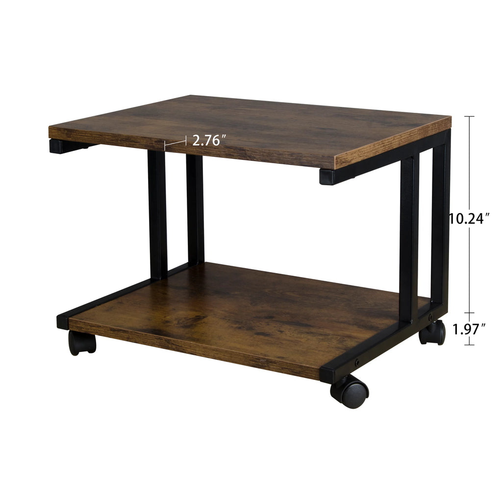2PCS Printer Stand with 4 Wheels & Lock P11478
