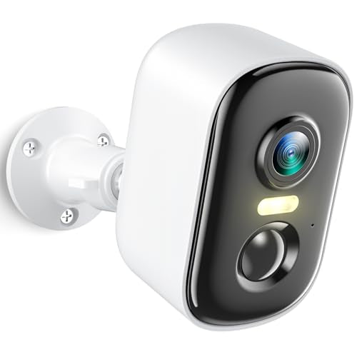 2K Battery Powered WiFi Security Camera (4 Pack) E1016