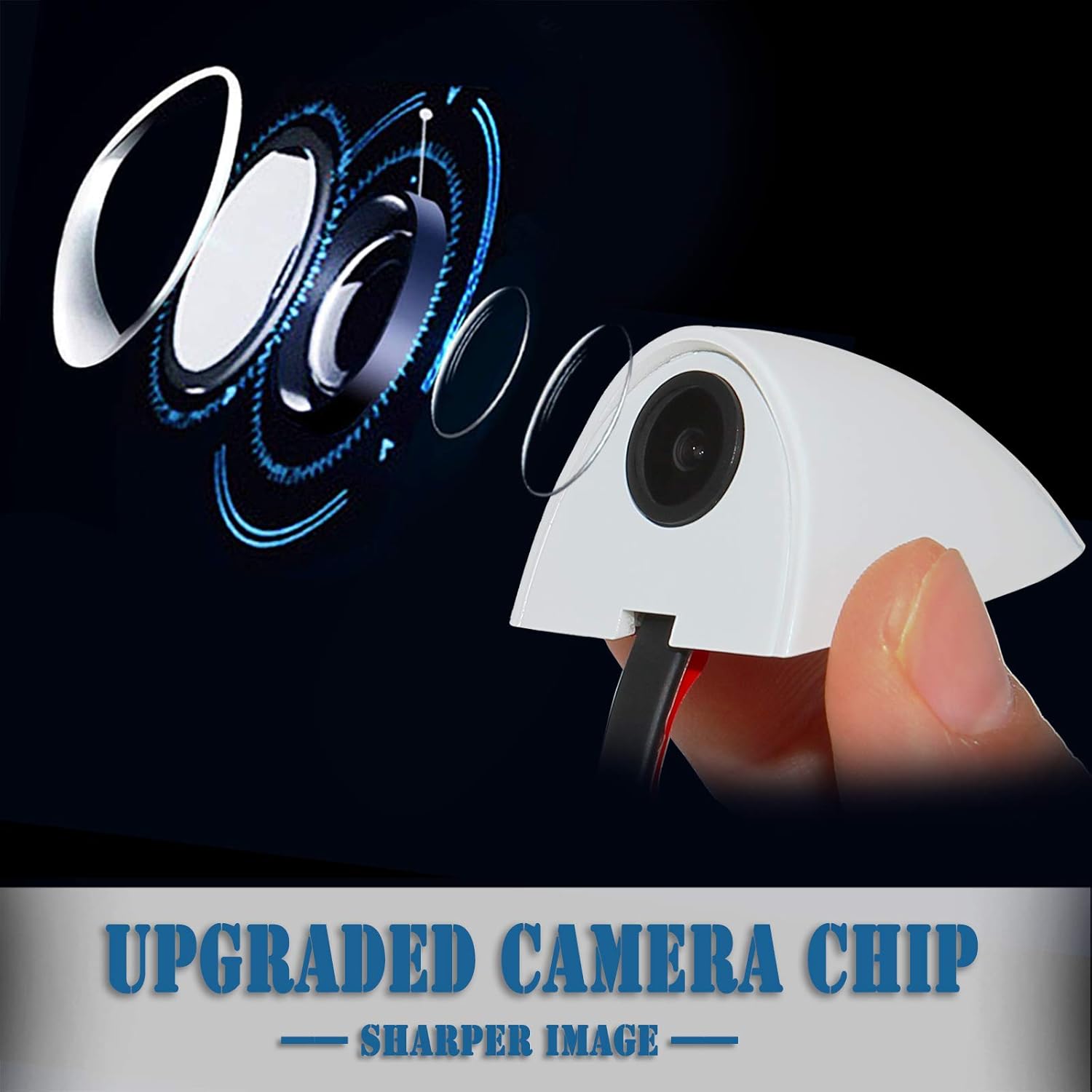 Pack of 2 Mini Side Mount Reverse Mirrored Image Cameras W11180