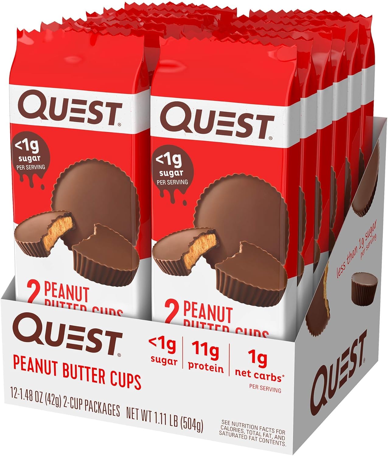 Protein Chips, Cheese Crackers & Peanut Butter Cups Variety Bundle (36 Count) X441