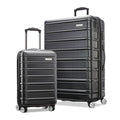 Midnight Black 2-Piece Hardside Expandable Luggage Set T182