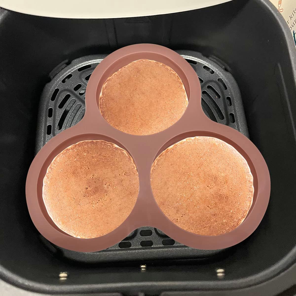 Non-Stick Air Fryer Egg Pan 3 Cavity D3634