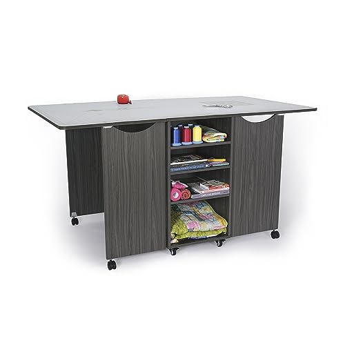 Ash White Cutting Table with Storage P68727